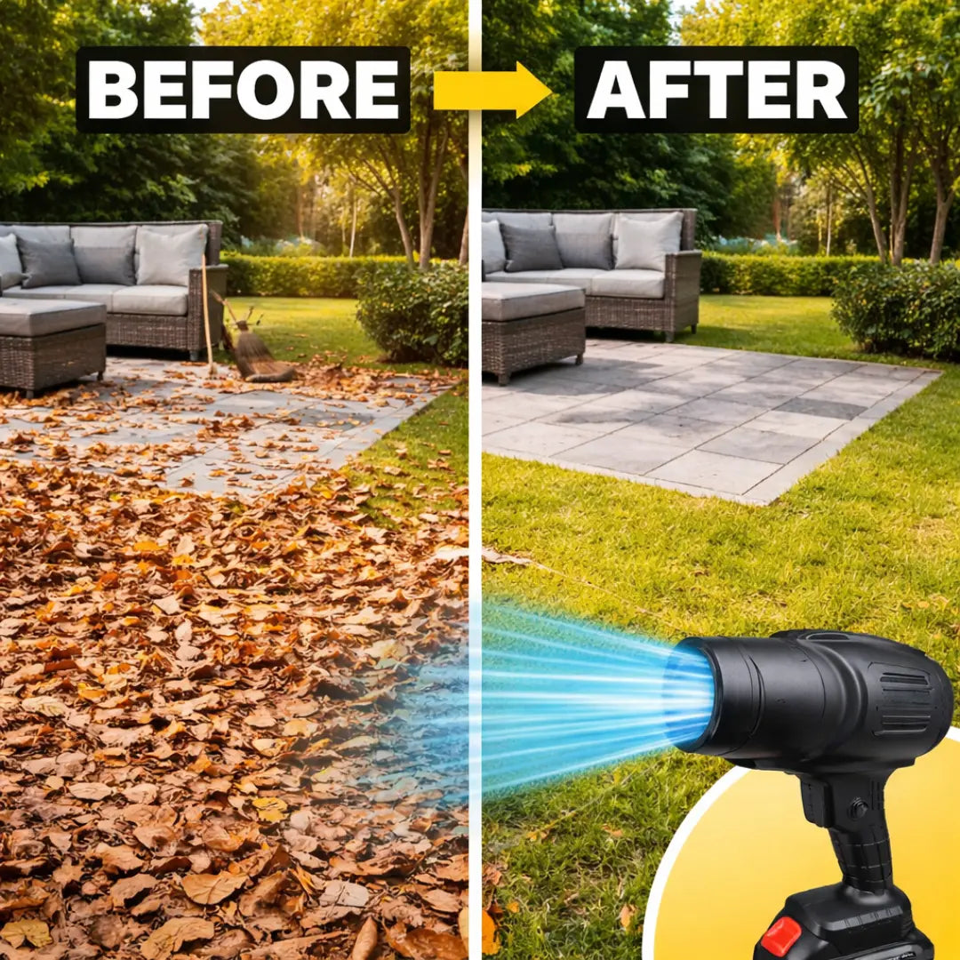 TitanSander Turbo Jet Blower Cordless Leaf Blower - Super Powerful, Lightweight and Portable+ FREE BATTERY & CHARGER