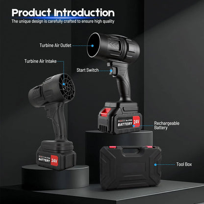 TitanSander Turbo Jet Blower Cordless Leaf Blower - Super Powerful, Lightweight and Portable+ FREE BATTERY & CHARGER