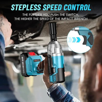 TITANSANDER P2 Pro -  Cordless Electric Impact Wrench 3-in-1 Battery Impact Wrench/Impact Driver + FREE Battery + Charger
