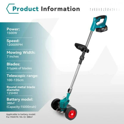 TitanSander S4 Cordless Brush Cutter With 🎁 FREE Battery & Charger