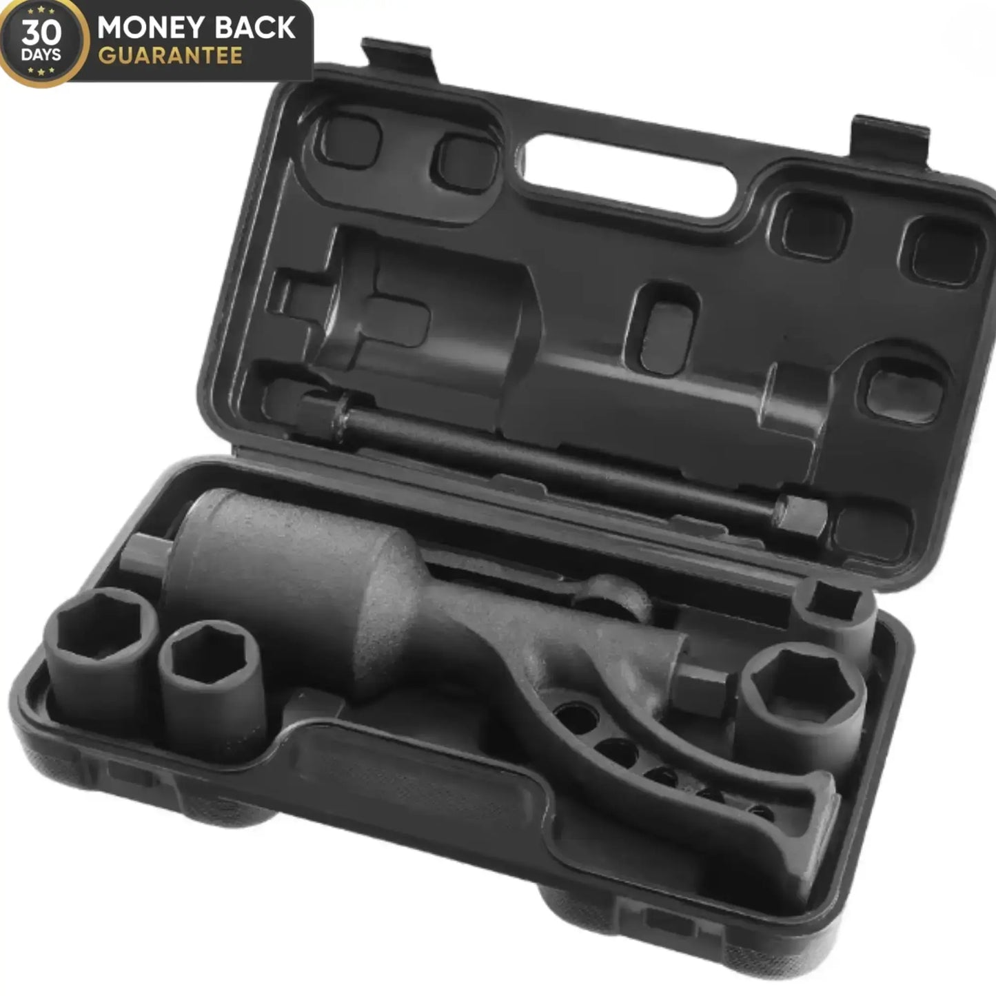 TITANSANDER M5 Torque Multiplier Torque Wrench 25.4mm Ratio 1:58 Force Multiplier with 4 Sockets Alloy Steel Torque Multiplier Box for Removing Wheel Nuts, Garage