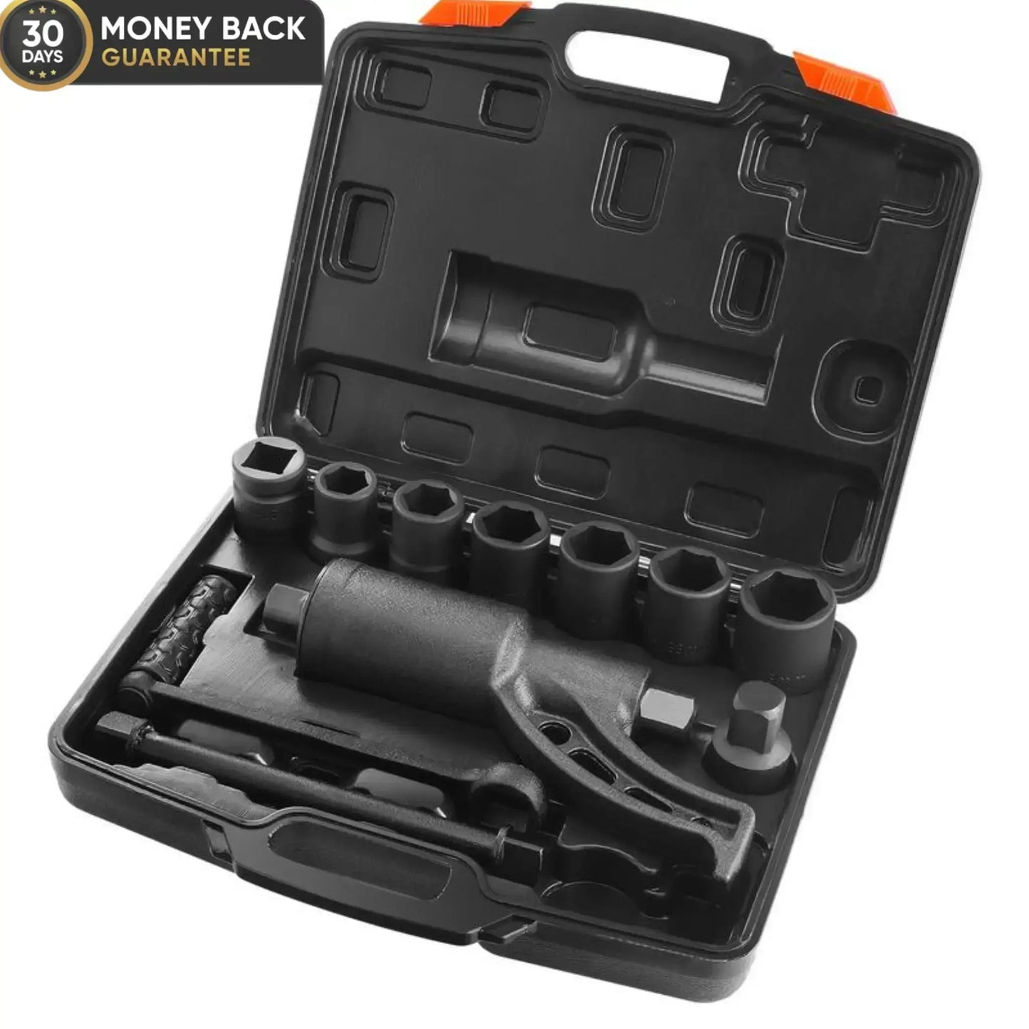 TITANSANDER M5 Torque Multiplier Torque Wrench 25.4mm Ratio 1:58 Force Multiplier with 4 Sockets Alloy Steel Torque Multiplier Box for Removing Wheel Nuts, Garage